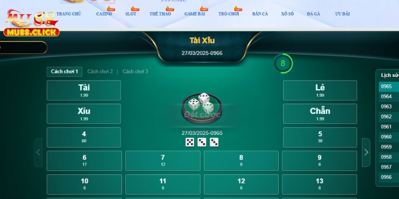 Sân chơi cung cấp đa dạng các hình thức cá cược trực tuyến 